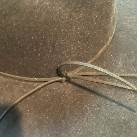 Black felt Floppy Wide Brim Hat Size M/L - Picture 5 of 10